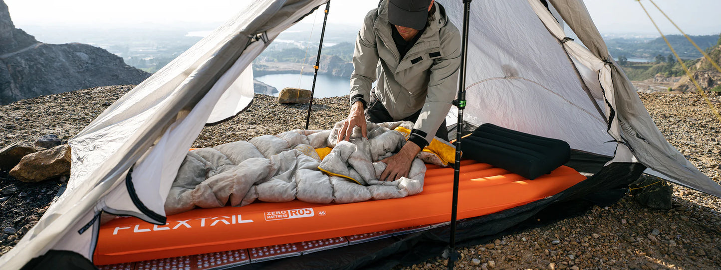 matelas flextil r value 6 ultra léger bivouac trek